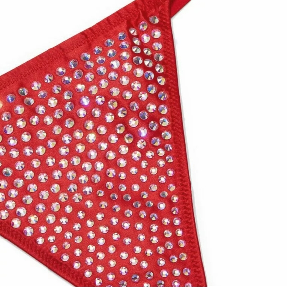 Victoria's Secret Red V-String crystals - Picture 5 of 8